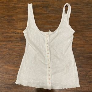 Free People White Tank